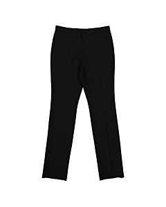 Burberry Runway Black Classic Fit Triple Stud Wool Mohair Trousers