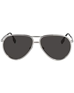 Burberry Scott 59 mm Silver Sunglasses