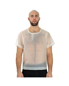 Burberry Soft-touch Plastic T-shirt In Transparent