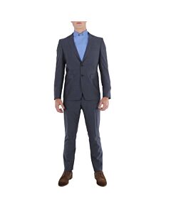Burberry Stirling Men's Airforce Blue Wool Suit