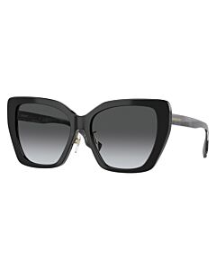 Burberry Tamsin 55 mm Black Sunglasses