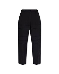 Burberry Tapered Cargo Trousers In Black