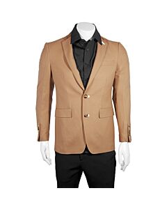 Burberry Wool Flannel English Fit Velvet Collar Tailored Jacket