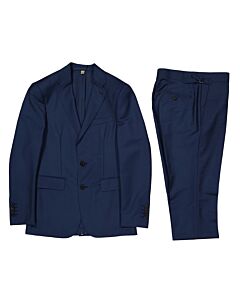 BurberrySoho Fit Wool Mohair Suit In Dark Pewter Blue
