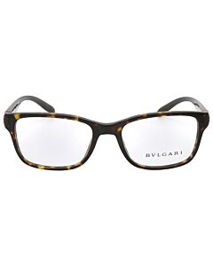 Bvlgari 53 mm Havana Eyeglass Frames