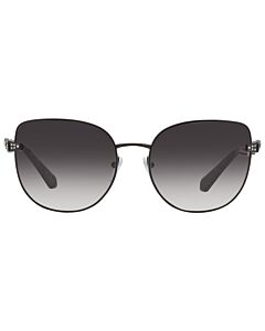 Bvlgari 56 mm Polished Black Sunglasses