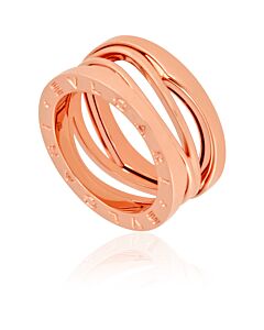 Bvlgari B.Zero1 18K Pink Gold 3-Band Ring