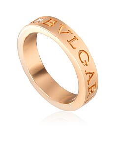 Bvlgari Bvlgari 18K Rose Gold Diamond Ring