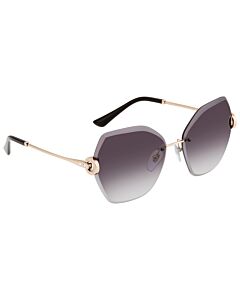 Bvlgari Serpenti 62 mm Pink Gold Sunglasses