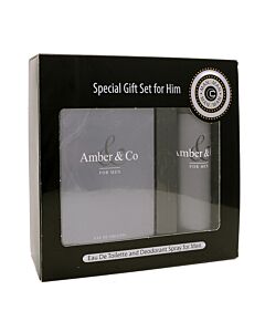 C Classic Men's Amber & Co Gift Set Fragrances 7290106264618