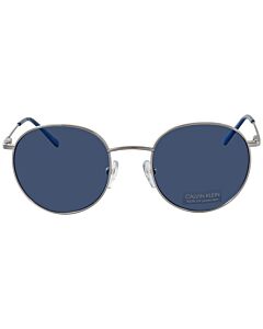 Calvin Klein 49 mm Silver/Blue Sunglasses