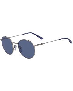 Calvin Klein 49 mm Silver/Blue Sunglasses