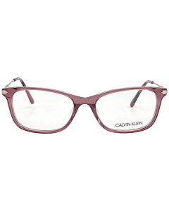 Calvin Klein 51 mm Crystal Deep Rose Eyeglass Frames
