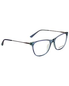 Calvin Klein 51 mm Crystal Teal Laminate Eyeglass Frames