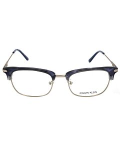 Calvin Klein 52 mm Blue Havana Eyeglass Frames