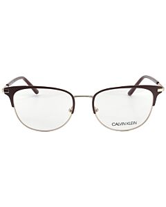 Calvin Klein 52 mm Satin Burgundy Eyeglass Frames
