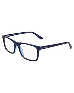 Calvin Klein 55 mm Crystal Navy/Light Blue Eyeglass Frames