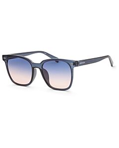 Calvin Klein 55 mm Crystal Navy Sunglasses
