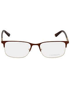 Calvin Klein 55 mm Matte Dark Brown Eyeglass Frames