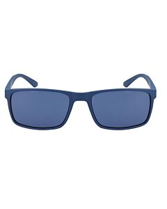 Calvin Klein 57 mm Matte Navy Sunglasses