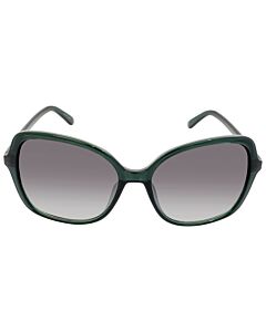 Calvin Klein 57 mm Milky Emerald Sunglasses