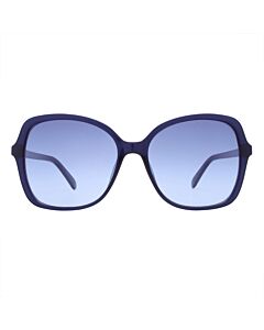 Calvin Klein 57 mm Milky Navy Sunglasses