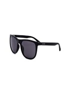 Calvin Klein 58 mm Shiny Black Sunglasses