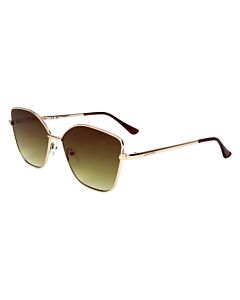Calvin Klein 59 mm Gold Sunglasses