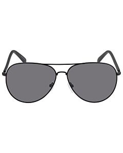 Calvin Klein 60 mm Matte Black Sunglasses