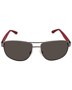 Calvin Klein 60 mm Matte Gunmetal Sunglasses