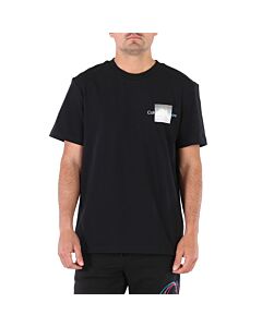 Calvin Klein Black Splash Back Logo Short Sleeve T-Shirt
