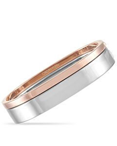 Calvin Klein Hook Stainless Steel Rose Gold PVD Closed Bangle Bracelet Set