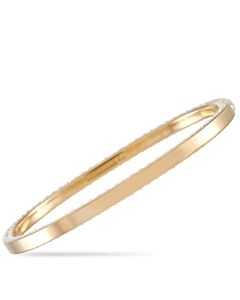Calvin Klein Hook Yellow Gold PVD Plated Stainless Steel White Crystal Bracelet