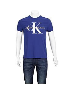 Calvin Klein Men's CNY Capsule Monogram Slim Fit T-Shirt In Blue