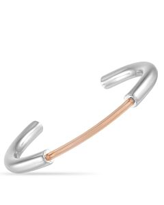 Calvin Klein Open Disc Stainless Steel Rose Gold PVD Bangle Bracelet