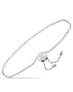Calvin Klein Side Stainless Steel White Crystal Bracelet
