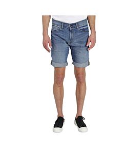 Carhartt Men's Blue Wip Swell Cotton-Blend Shorts