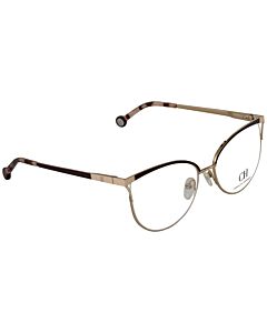 Carolina Herrera 53 mm Plum/Rose Gold Eyeglass Frames