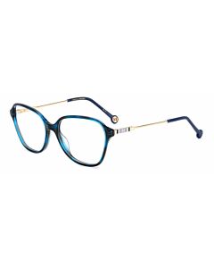 Carolina Herrera 55 mm Blue Havana Eyeglass Frames