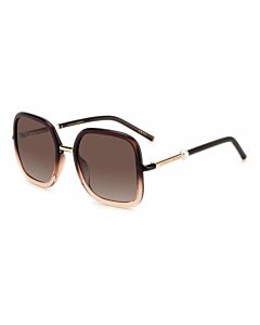 Carolina Herrera 55 mm Brown/Nude Sunglasses