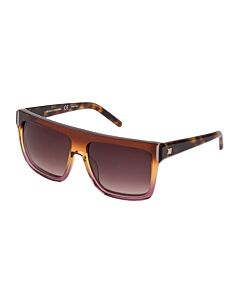 Carolina Herrera 58 mm Brown/Purple Sunglasses