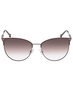 Carolina Herrera 58 mm Palladium Lilac Sunglasses