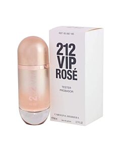 Carolina Herrera Ladies 212 VIP Rose EDP Spray 2.71 oz (Tester) Fragrances 8411061778296