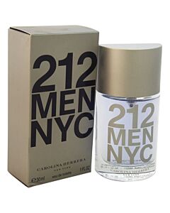 Carolina Herrera Men's 212 Nyc For Men EDT Spray 1.0 OZ Fragrances 8411061341803