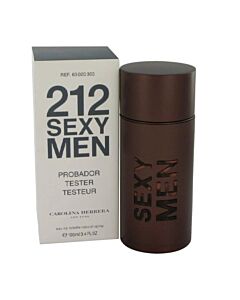 Carolina Herrera Men's 212 Sexy EDT Spray 3.38 oz (Tester) Fragrances 8411061906934