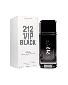 Carolina Herrera Men's 212 Vip Black EDP Spray 3.4 oz (Tester) Fragrances 8411061043851