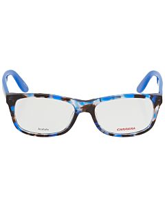 Carrera 49 mm Havana Blue Eyeglass Frames
