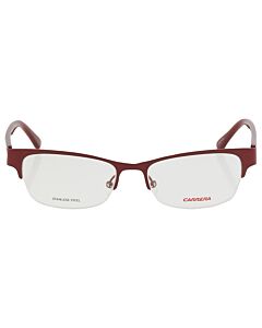 Carrera 50 mm Red Burgundy Eyeglass Frames