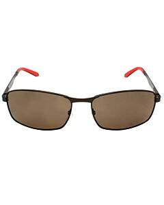 Carrera 60 mm Matte Brown Sunglasses