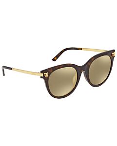 Cartier 52 mm Havana Sunglasses